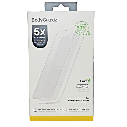 BodyGuardz Pure 3 Glass Screen Protector for Samsung Galaxy S24+ PLUS (6.7")