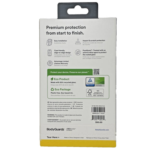 BodyGuardz Pure 3 Glass Screen Protector for Samsung Galaxy S24+ PLUS (6.7")