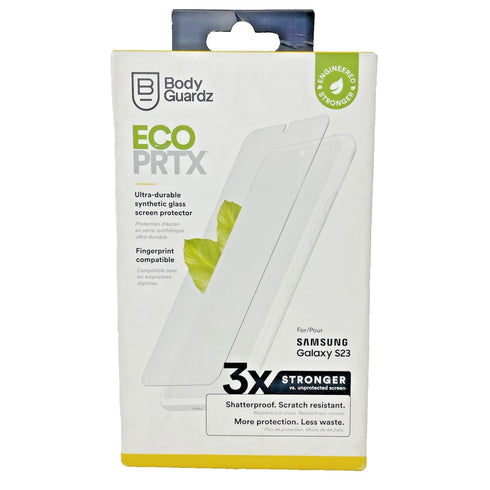 BodyGuardz Screen Protector for Samsung Galaxy S23 Anti-Scratch ECO PRTX