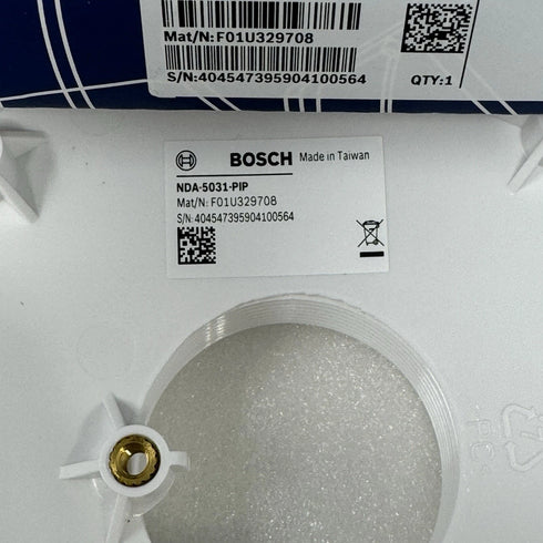Bosch NDA-5031-PIP Pendant Interface Mounting Plate NDI-4/5000 White 2-Pack Open