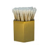 Solid Brass Match Holder and Striker - Modern Hexagonal Decor