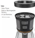 Duracell TRI-Power 2000 Lumen LED Solar + USB Rechargable Battery Lantern Light