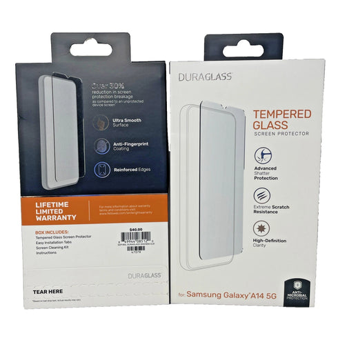 DuraGlass Tempered Glass Screen Protector For Samsung Galaxy A14 5G