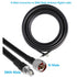 GEMEK 75ft = 23M SMA Male to N Male Antenna Cable 50Ohm Low Loss Copper Coaxial