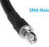 GEMEK 75ft = 23M SMA Male to N Male Antenna Cable 50Ohm Low Loss Copper Coaxial