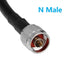GEMEK 75ft = 23M SMA Male to N Male Antenna Cable 50Ohm Low Loss Copper Coaxial