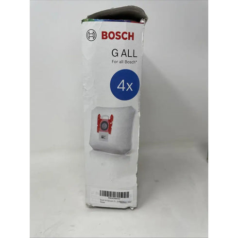 Genuine Bosch Type G Replacement Vacuum Cleaner Dust Bags Pack of 4 - Box Damage