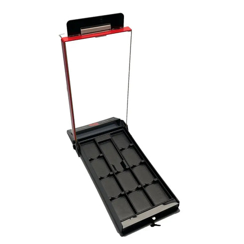 Genuine ZIPPO Lockable Acrylic Display Case Countertop Fits 10 Lighters & Fluid
