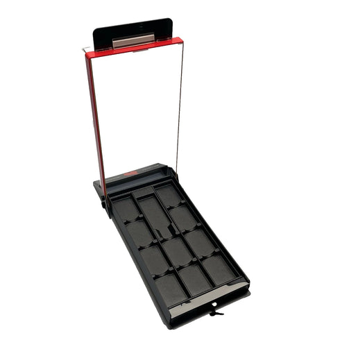 Genuine ZIPPO Lockable Acrylic Display Case Countertop Fits 10 Lighters & Fluid