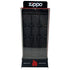Genuine ZIPPO Lockable Acrylic Display Case Countertop Fits 10 Lighters & Fluid