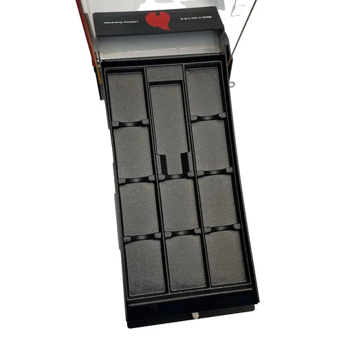 Genuine ZIPPO Lockable Acrylic Display Case Countertop Fits 10 Lighters & Fluid