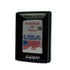 Genuine Zippo Windproof Lighter Made USA Polished Chrome Printed American Flag