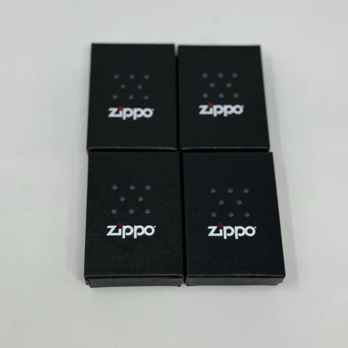 Genuine Zippo Windproof Lighter Polished Chrome American Eagle Color Flag 4Pack