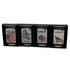 Genuine Zippo Windproof Lighter Polished Chrome American Eagle Color Flag 4Pack