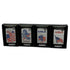 Genuine Zippo Windproof Lighter Polished Chrome American Eagle Color Flag 4Pack