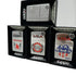 Genuine Zippo Windproof Lighter, Polished Chrome American Pride 4 Pack US Made