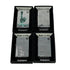 Genuine Zippo Windproof Lighter, Polished Chrome Statue Of Liberty 4Pack US Made