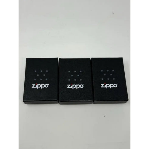 Genuine Zippo Windproof Lighter, Polished Chrome Washington DC Made In US 3 Pack