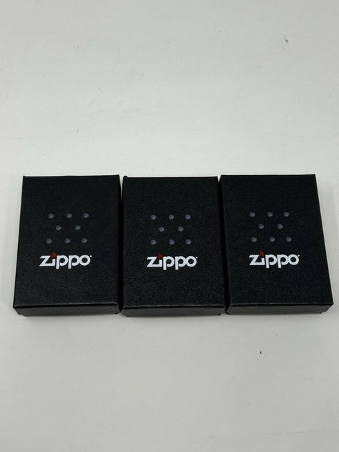 Genuine Zippo Windproof Lighter, Polished Chrome White House 3 Pack Made In USA