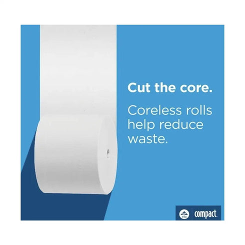 Georgia-Pacific Coreless 2-Ply Bathroom Tissue, 1000 Sheets/Roll - Case of 36