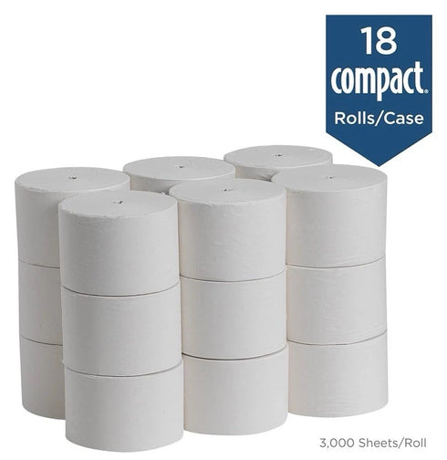 Georgia Pacific Professional 19374 Coreless 1 Ply Bath Tissue - WHT (18/CT) New