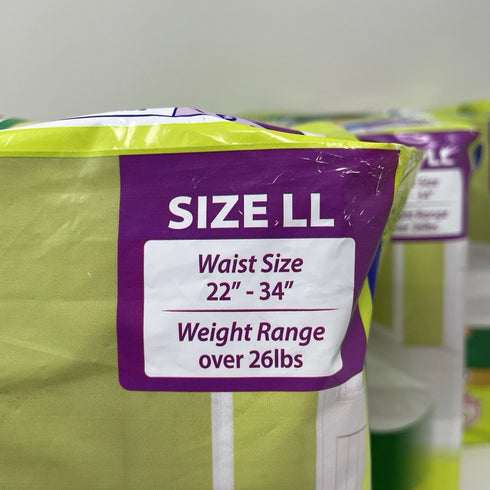 Hartz Disposable Dog Diapers, Size LL Secure Fit (5 Diapers) Dogs Over 26 Lbs