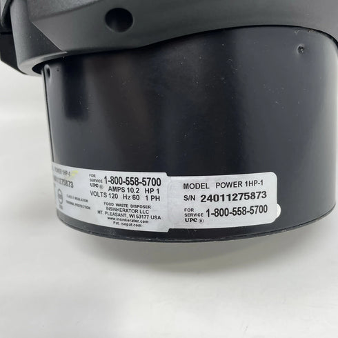 InSinkErator Power 1HP Garbage Disposal,Power Series EZ Connect Black Open Box