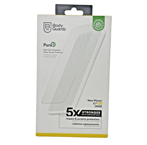 iPhone 14 Pro Max / 15 Pro Max Tempered Glass Screen Protector BodyGuardz 6.7”