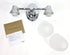 Kohler 11366-CPL Forté Bathroom Vanity Fixture, 2 Light, Polished Chrome