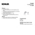 Kohler 11366-CPL Forté Bathroom Vanity Fixture, 2 Light, Polished Chrome