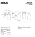 Kohler 11423-BNL Bancroft Brushed Nickel 3-Light Vanity Fixture, UL Listed
