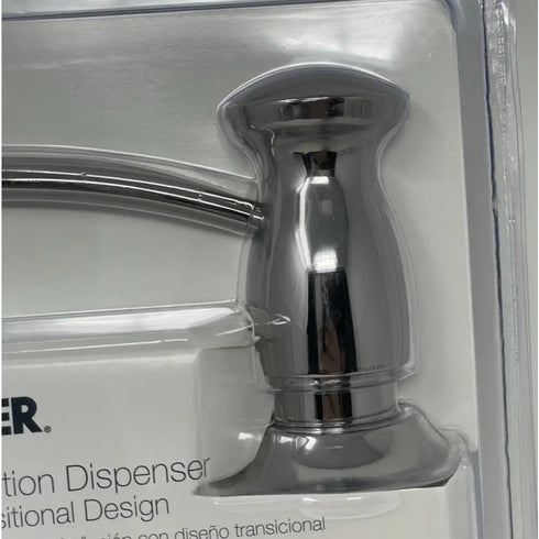 Kohler 1893-C-TT Soap & Lotion Dispenser, Transitional Design, Vibrant Titanium