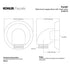 Kohler 22174-2BZ Forte Wall-Mount Supply Elbow W/ Check Valve Oil Rubbed Bronze