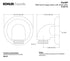 Kohler 22174-2BZ Forte Wall-Mount Supply Elbow W/ Check Valve Oil Rubbed Bronze