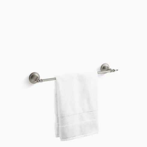 Kohler 26523-BN Decorative 18" Towel Bar - Brushed Nickel