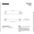 Kohler 26523-BN Decorative 18" Towel Bar - Brushed Nickel