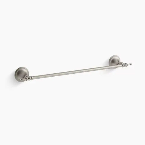 Kohler 26523-BN Decorative 18" Towel Bar - Brushed Nickel