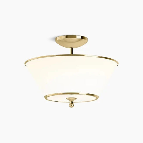 Kohler 27859-FM02-2PL Parohn 16" - 2 Light Flush Mount - Polished Brass (Gold)