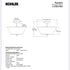 Kohler 27859-FM02-GNL Parohn 16" - 2 Light Flush Mount - Color/finish Gunmetal