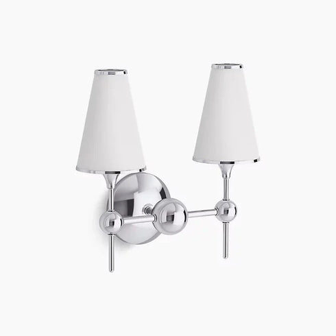 Kohler 27860-SC02-CPL - Parohn Two-light Sconce - Color/finish Polished Chrome