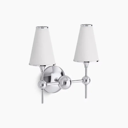 Kohler 27860-SC02-CPL - Parohn Two-light Sconce - Color/finish Polished Chrome