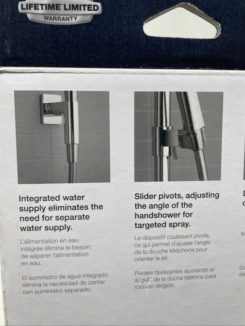 Kohler Awaken Deluxe 36" Slidebar Integrated Water Supply K-98344-2BZ Oil Rubbed