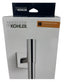 Kohler Awaken Deluxe 36" Slidebar Integrated Water Supply K-98344-2BZ Oil Rubbed