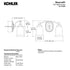 Kohler Bancroft K-11422-BZL 2-Light Wall Sconce Bronze w/ Frosted Glass