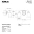 Kohler Bancroft K-11422-BZL 2-Light Wall Sconce Bronze w/ Frosted Glass