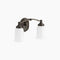 Kohler Bancroft K-11422-BZL 2-Light Wall Sconce Bronze w/ Frosted Glass