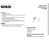 Kohler Bancroft K-11422-BZL 2-Light Wall Sconce Bronze w/ Frosted Glass
