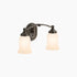 Kohler Bancroft K-11422-BZL 2-Light Wall Sconce Bronze w/ Frosted Glass
