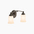 Kohler Bancroft K-11422-BZL 2-Light Wall Sconce Bronze w/ Frosted Glass