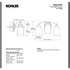 Kohler Bancroft K-11423-CPL 3-Light Wall Sconce Polished Chrome Frosted Glass